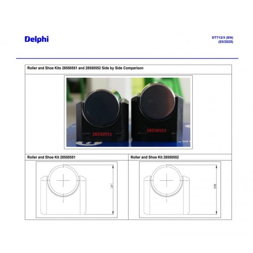 28550552 DELPHI Роликовый толкатель ТНВД DFP6 в магазине